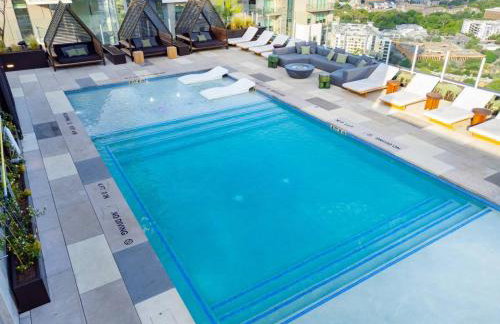 Spacious 1 BR condo - Amazing views - Pool - Kitchen - Foto 33