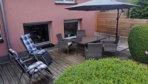 Ferienwohnung am Wasserfall - Foto 2, Garden, sunbed, Garden view