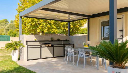 Villa QUEEN Marseille avec jardin, piscine et spa chauffé interieur - 15 couchages - Foto 4, Garden, Garden view