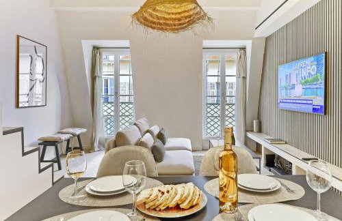 Hyper Centre - Charming duplex - Luxury - Reversible air conditioning - 10 mins from Place MASSENA - Foto 9