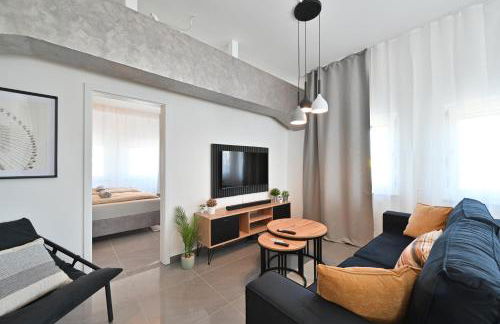 Yello Homes - Luxus Loft für bis zu 7 Personen nähe Airport & Messe, Tischfußball & Whirlpool - Foto 10