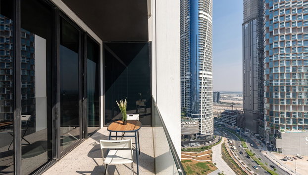 Business Bay Trendy Studio w Pool and Gym - Foto 2, Habitación