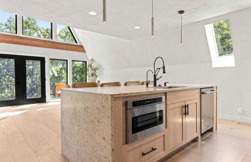 Aframe River Retreat, Sauna, Hot Tub, Workspace, New Build! - Foto 27