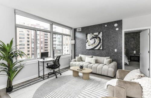 Comfy 2BR Oasis with Scenic Rooftop & Gym - Photo 64