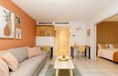 Côté Croisette LUXE - 2BdR 2 bthR 2 toilets -Terrace, AC, parking & lift - Foto 12