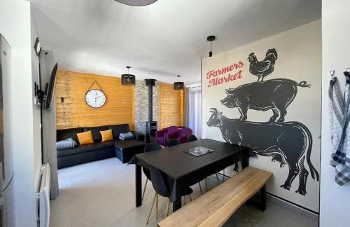 Duplex 8 couchages, vue montagne, jardin cheminée - Foto 1