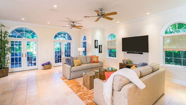 Waterfront Pink House With Private Dock Pool - Foto 3, Habitación