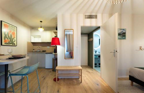 Studio Toulouse Aéroport - Piscine Sauna Fitness - Foto 6