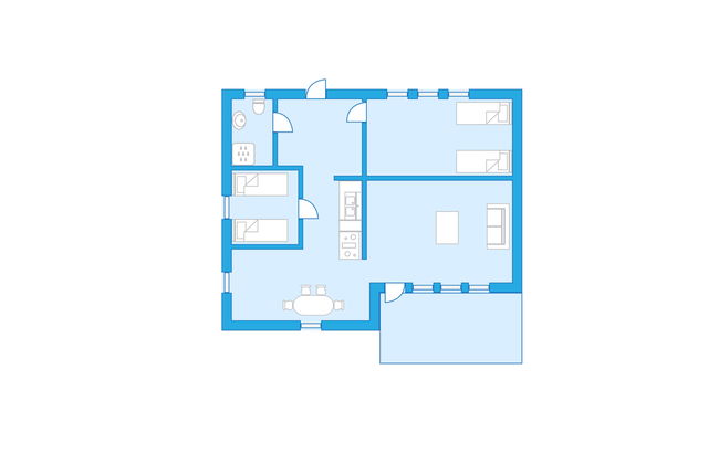 3 bedroom House in Ätran with garden and terrace - Photo 25