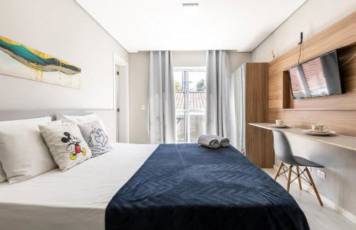 3-Studio lindamente decorado! Ideal para casal!!! - Foto 3