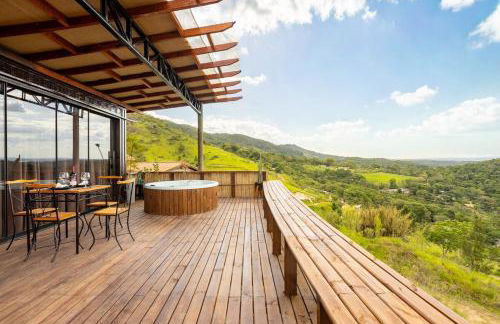 Chalé Contêiner- Hidro com vista para montanhas - Foto 23