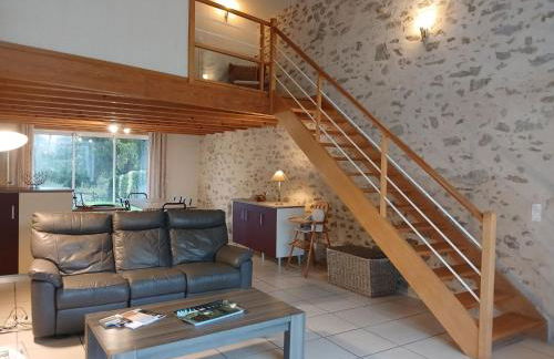 Gîte rénové mitoyen PMR, 3 chambres, terrasse, proche nature - FR-1-426-112 - Photo 5