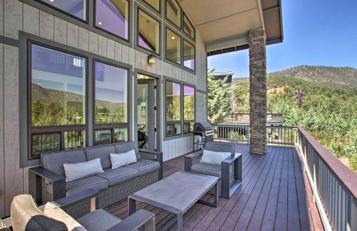 Fireplace, Mogollon Rim Views Luxury Pine Home - Foto 23