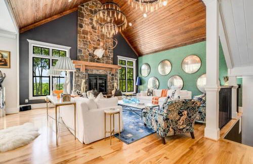 Luxury Mountain Mansion, 7BR, 8 king beds, 10000sf, Views, Pool, Sport Court, Gym, Sauna, Petting Zoo - Foto 41