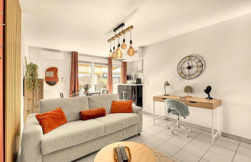 Le Montaigne - Climatisation, Parking Privé, Tramway et Airbus - Photo 17