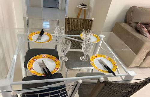 Para 10 pessoas, 03 quartos ar condicionado e ventilador, garagem, atrás do hospital da Unimed apt 302 - Foto 4