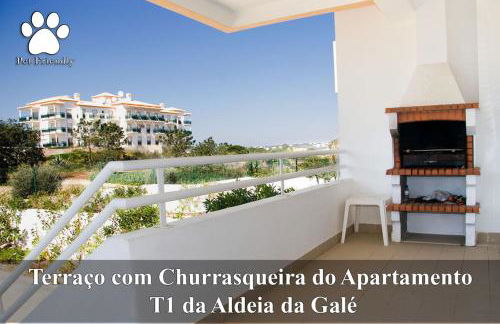 Os Apartamentos A Ramos na Praia da Galé Estão inserido em Condomínio com PISCINA, Fica apenas a 350 Metros da Praia da Galé - Apartamentos com Ar Condicionado tanto nos Quartos como na Sala, Smart TV com Prime Vídeo e Cozinha Completa - Foto 10