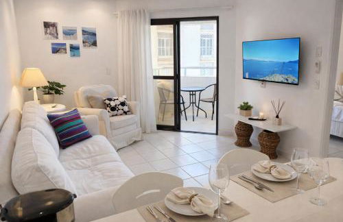 Flat em frente ao mar com piscina varanda e AC - Foto 3