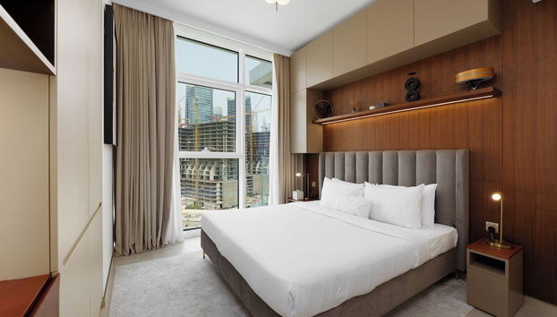 Maison Privee - Tranquil Apt w/ Mesmerizing Views cls to Marina - Foto 3, Habitación