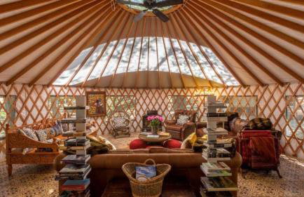 Cozy Romantic Yurt Rental in Woodlands near California Beach Town of Cayucos - Foto 31