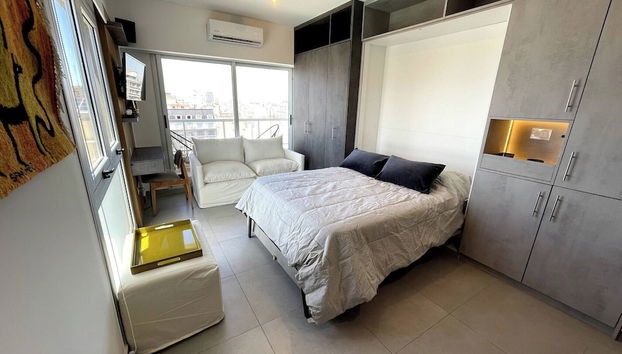 Fantastic Studio With Balcony Pool - Foto 3, Habitación