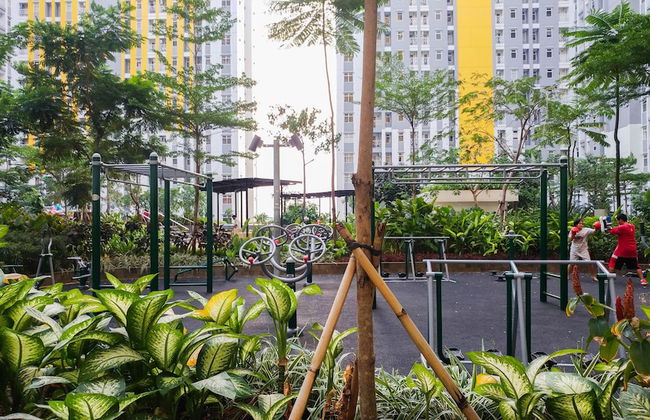 2BR + Sofa Bed The Springlake Summarecon Bekasi Apartment - Foto 24