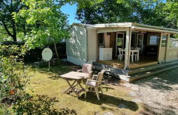 Mobile home avec terrasse et piscine. - Foto 1