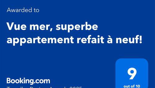 Vue mer, superbe appartement avec terrasse! - Foto 2