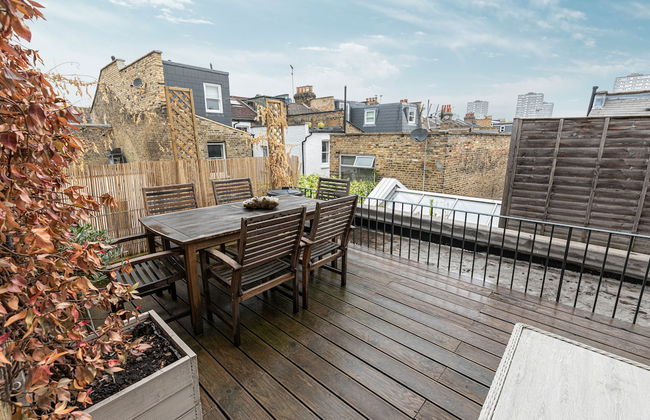 JOIVY Stylish 2-bed Flat w/ Terrace Near Battersea Park - Foto 19