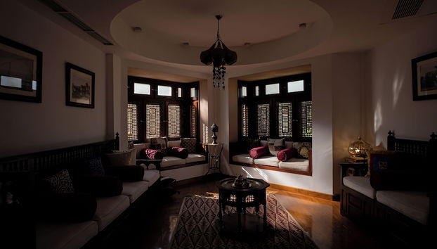 Sala de estar do lobby