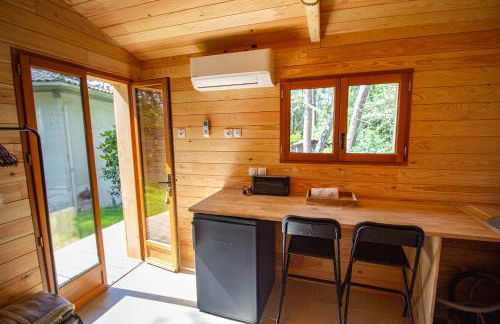 Cabane forêt proche plage avec piscine partagée - Foto 10