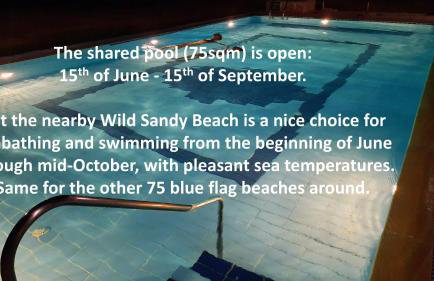 Blue Pastel-cliffside villa, shared pool, wild sandy beach nearby - Foto 30