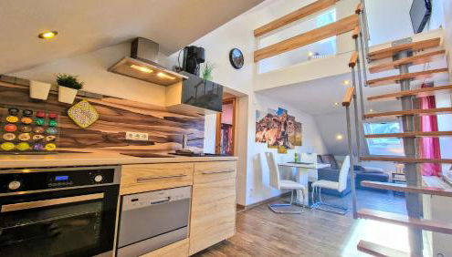 Breitenberg - 2,5-Zimmer Apartment mit Südbalkon und traumhaftem Bergblick ruhig gelegen in Pfronten Mitte - Foto 3, stove, dishwasher, room service