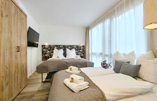 Design-Apartmenthaus für bis zu 12, modern, Dachterrasse, Grill, ruhige Lage, Disney plus, Wii, LAN und WLAN - Foto 15