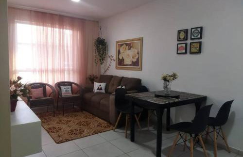 APT Completo - Suíte - 2 Ar-condicionados, Wi-FI, Piscina, garagem, portaria - aconchegante - Foto 13