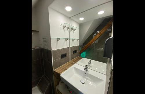 gemütliche rustikale Wohnung mit Kamin und optionalem Whirlpool - Foto 29