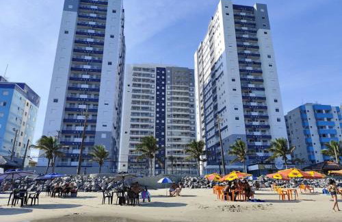 Apto frente o mar com 3 piscinas Wi-Fi gratuito aceito pet - Foto 9