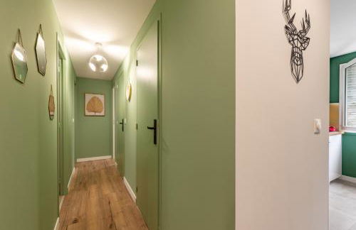 AMJA Proche clinique Saint-Roch apt 3 chambres 3 salles de bain parking gratuit idéal famille groupe coworking 10 min centre ville 10 min plage 5 min sortie autoroute - Foto 13