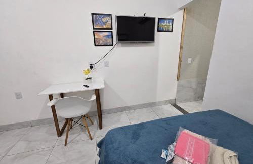 Flat completo a 5 minutos apé de mercado, farmácia - Foto 7