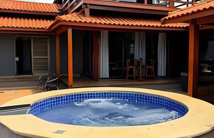 Casa incrível com piscina, hidromassagem e sauna - Foto 76