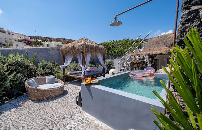 Rock Villas - Emporio | Pool, Jacuzzi, Castle View - Foto 80