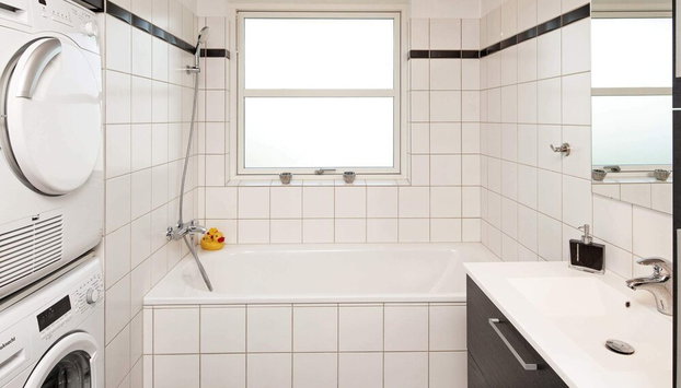 6 Person Holiday Home in Karrebaeksminde - Foto 3, Baño