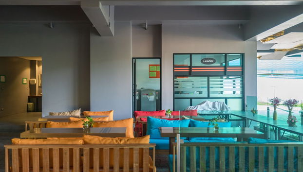 Zona de estar del vestíbulo