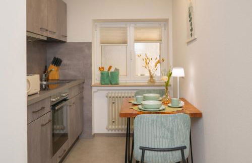 Einzigartiges Scandi Apartment - Innenstadt mit Parkplatz, Balkon & WLAN - Foto 7