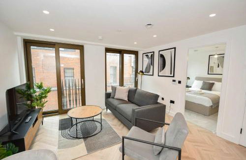 Modern 1 Bed Flat in Central Manchester w Balcony - Foto 2