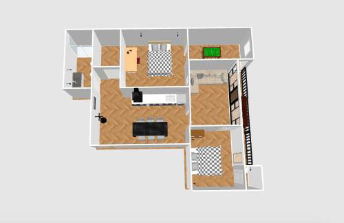 Spacious 4 room apartment, 8min walk to old town, free parking, all new - Foto 34