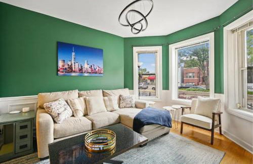 2 Bed Apt w/ Office, Free Parking, Near Wrigley - Foto 22