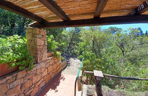 Villa La Lecceta surrounded by greenery and sea view with sunset - Foto 12