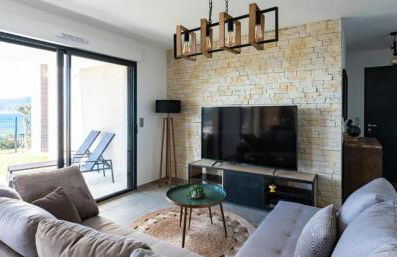 Les Rivages de Stagnola Appartement T3 vue mer et montagne plage 200m climatisé - Foto 18