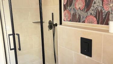 quiet & cozy Apartment near airport BER, free Wifi & parking #rechts - Foto 2, Shower